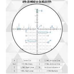 Helix 6.24x50 FFP APR-2D Mrad