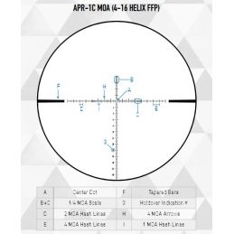 Helix 4-16×44 APR-1C FFP MOA FOV