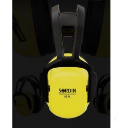 Sordin Seal Headband Yellow Hi-Wiz TPE foam