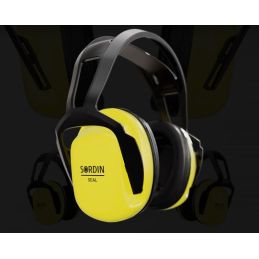 Sordin Seal Headband Yellow Hi-Wiz TPE foam