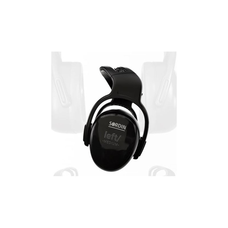 Sordin LEFT/RIGHT MED Headband Black PVC Sordin LEFT/RIGHT MED Headband Black PVC