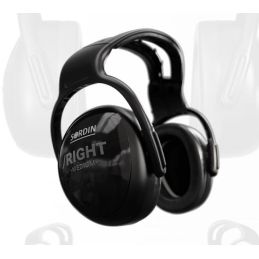 Sordin LEFT/RIGHT MED Headband Black PVC