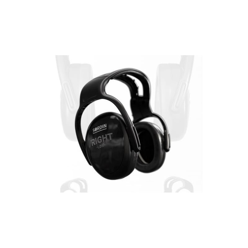 Sordin LEFT/RIGHT LOW Headband Black PVC Sordin LEFT/RIGHT LOW Headband Black PVC