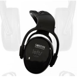 Sordin LEFT/RIGHT LOW Headband Black PVC