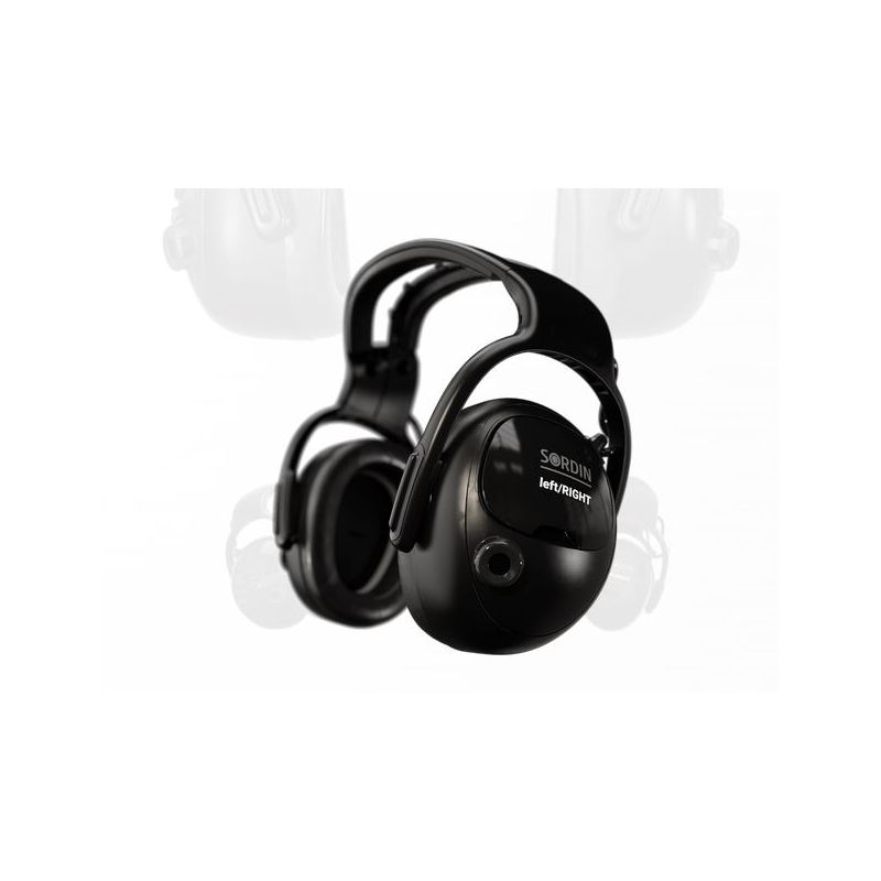 Sordin LEFT/RIGHT CO PRO MED Headband Black PVC Sordin LEFT/RIGHT CO PRO MED Headband Black PVC