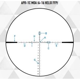 Helix  6.24x50 FFP Moa APR-1C FOV