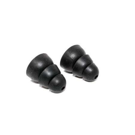 Silicone Triple Flange Ear Tips - size: UNIVERSAL