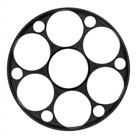 Falcon T50i 125 mm ruota laterale nera anodizzata
