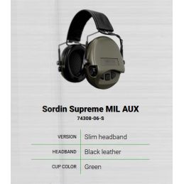 Sordin Supreme MIL AUX Slim...